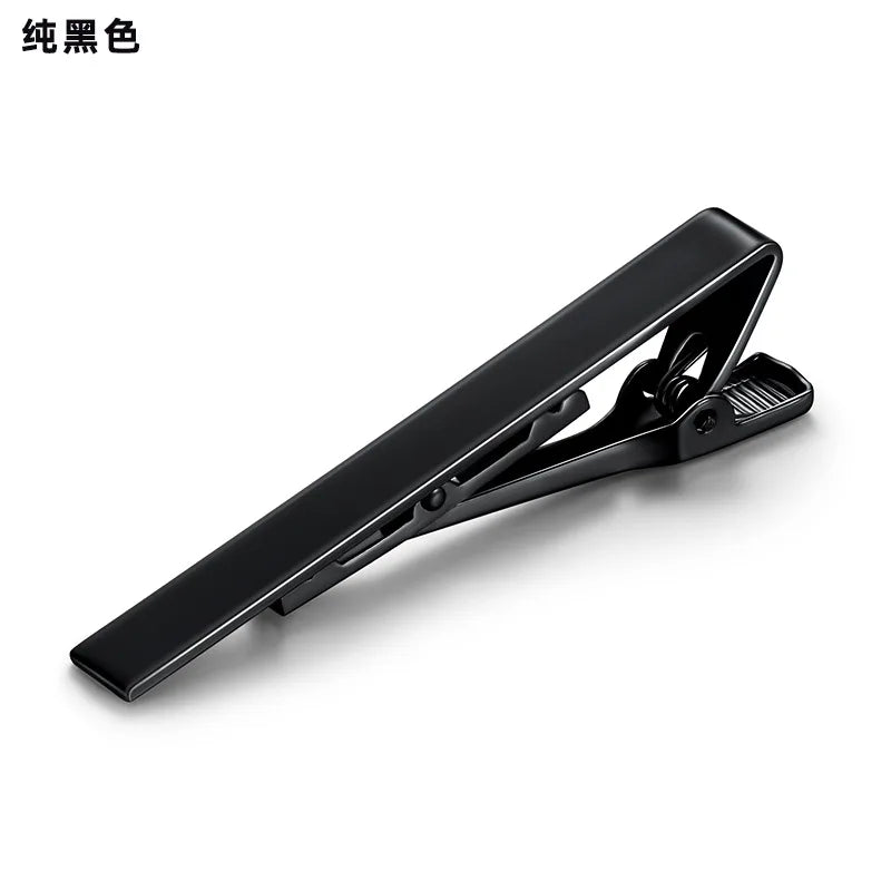 1PCS Tie Clips For Men Fashion Simple Bar Clasp Necktie Accessories Clasp Tie Pin Daily Business Wedding Ceremony Tie Clip Pin