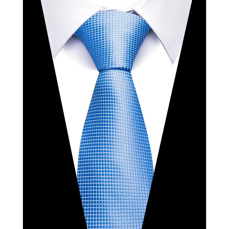 Tie For Men Newest Design Factory Sale Hot Sale 7.5 cm Necktie Yellow Plaid Shirt Accessories Man's Abraham Lincoln's Birthday