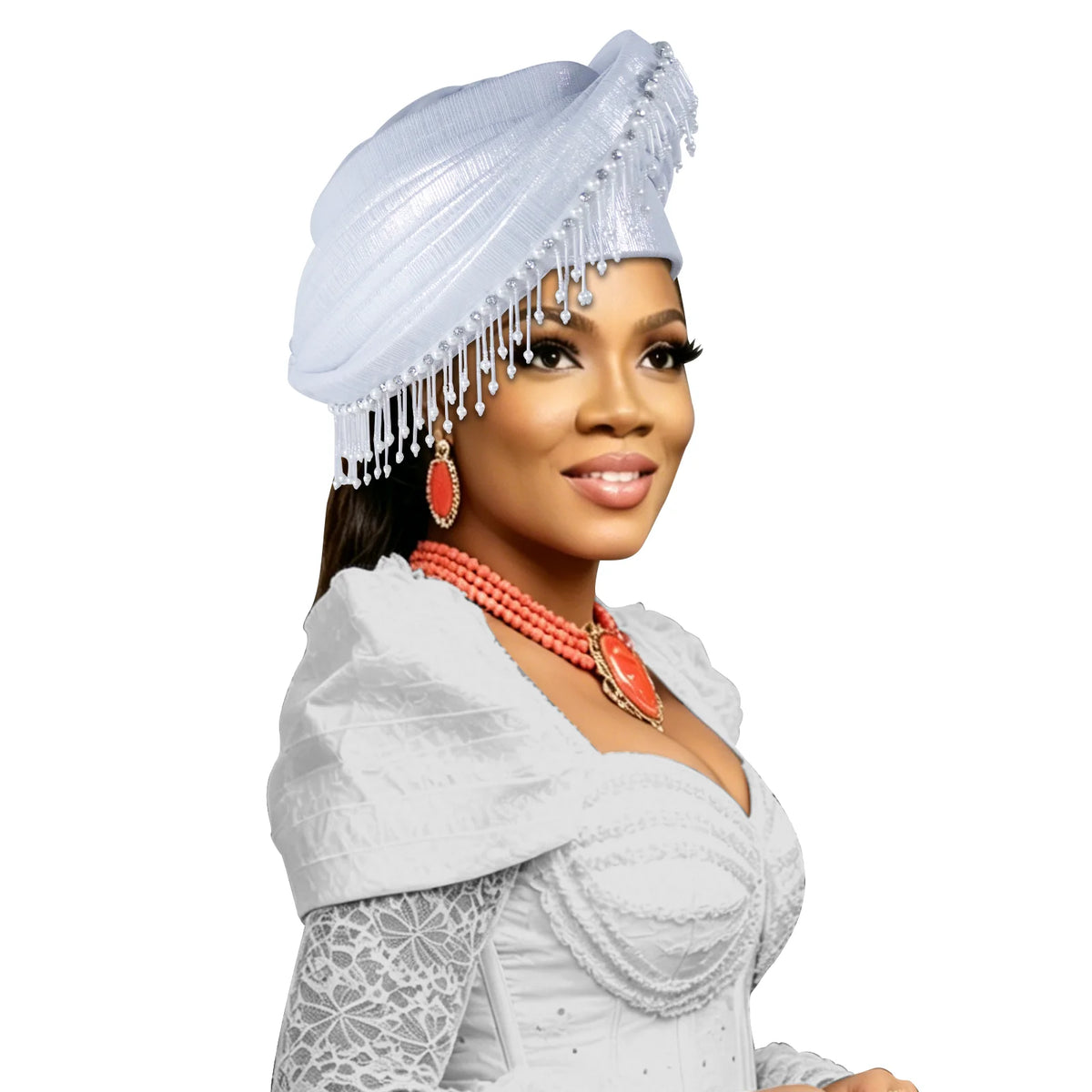 Summer Autumn Already Made African Headtie Turban Cap Lady Head Wraps Nigerian Wedding Auto Gele Party Headgear Headpiece Hat