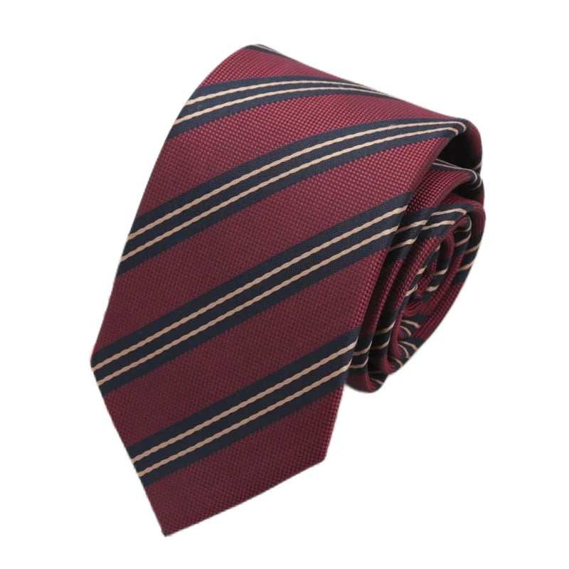 Fashion Necktie for Men Women Tie 7cm Casual Striped Preppy Style Slim Girls JK Neck Tie Wedding Gravatas Accessories Corbatas