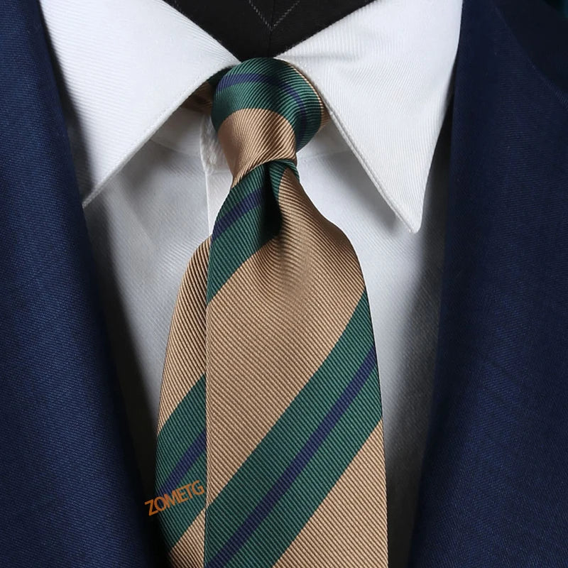 Ties for Men Fashion Necktie Striped Ties Tie Jannyday campling Necktie Wedding Ties red ties