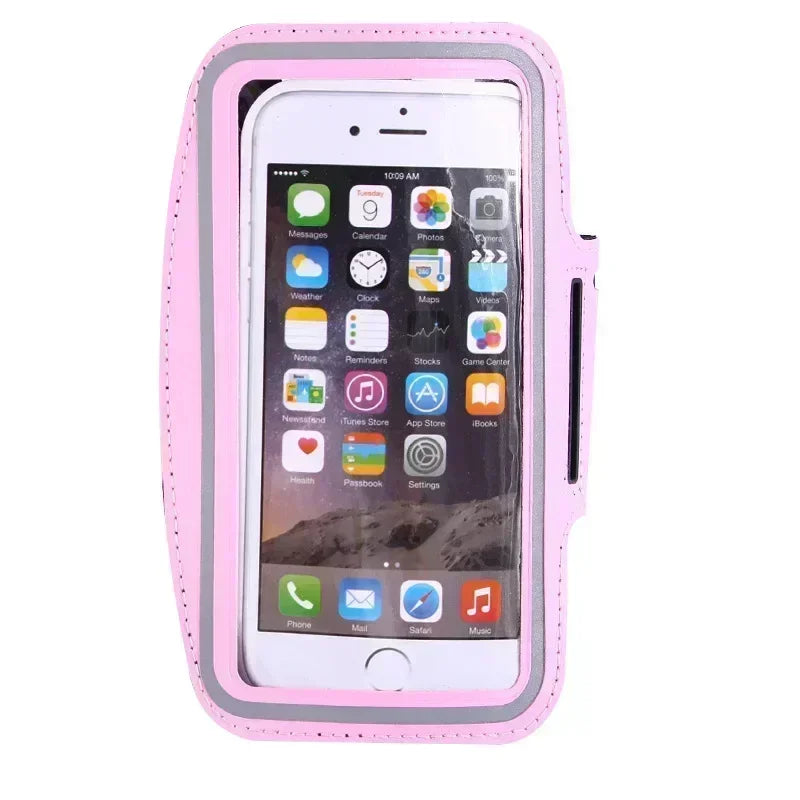 Sports Running Phone Armband Touch Screen Breathable With Key Pocket For iPhone 12-17 Pro Max For Android Gym Jogging Daily Use