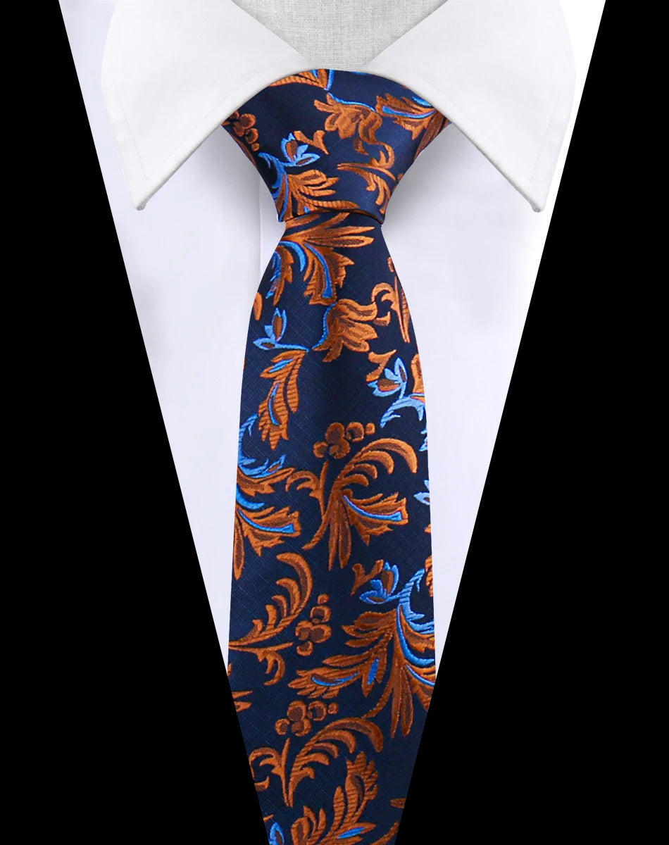 Men Tie Necktie For Men Business Wedding Party Luxury Paisley Necktie Fashion Floral Mens Neck Tie Accessories Wholesale Gravata
