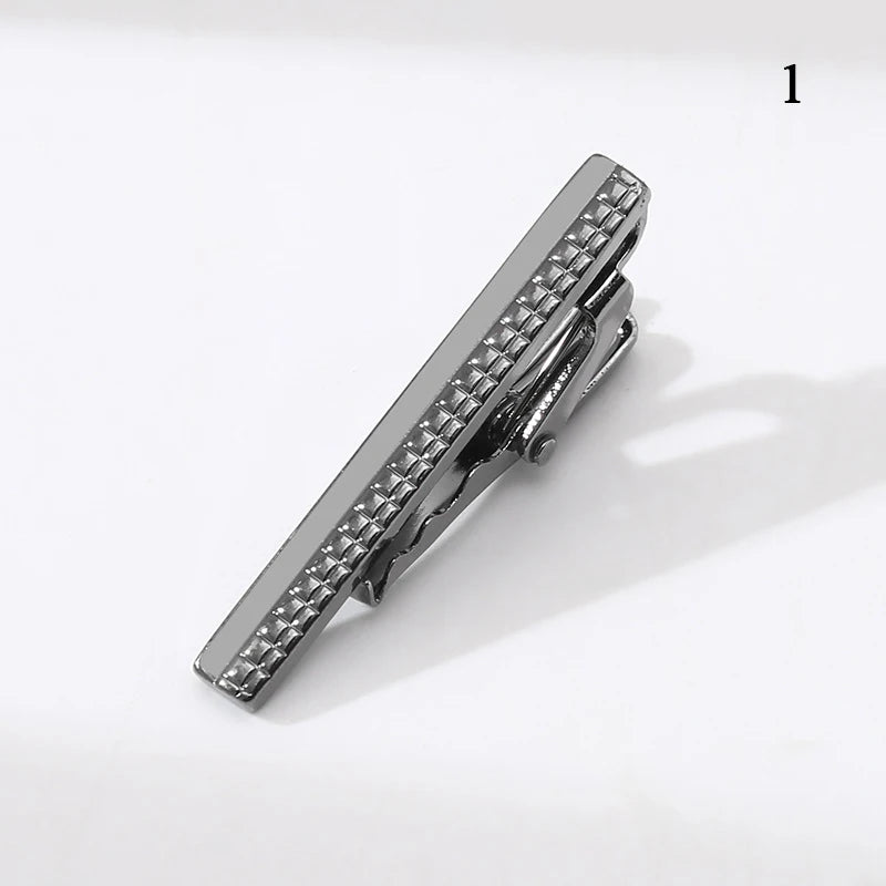 Tie Pin For Men Classic Tie Clips Copper Tie Bar Tie Collar Pin Business Corbata Necktie Clip Jewelry Gift Wedding Accessories