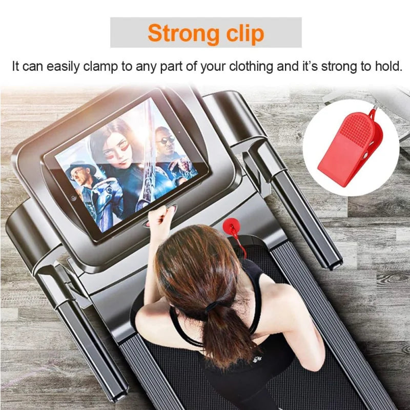 Treadmill Universal Magnet Safety Key Treadmill Magnetic Safety Switch Emergency Stop Magnetic Lock Suitable for Most Treadmills