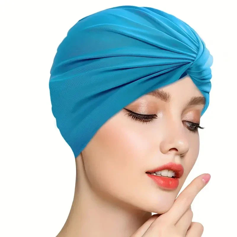 1pc Anti-Slip Swimming Cap for Long, Curly, Thick Hair and Braids - Perfect for Beach and Pool with Flexible Fit