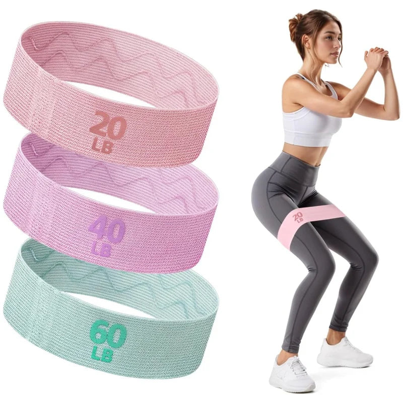 3 Pcs Resistance Bands for Working Out, Exercise Bands Workout Band for Men Women, Stretch Bands for Yoga, Pilates Exercise