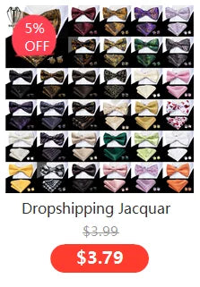 Hi-Tie Adjustable Butterfly Self Bow Tie for mens 100% Silk Floral Paisley Male Classic Wedding Party Golden Red Bow Tie Set