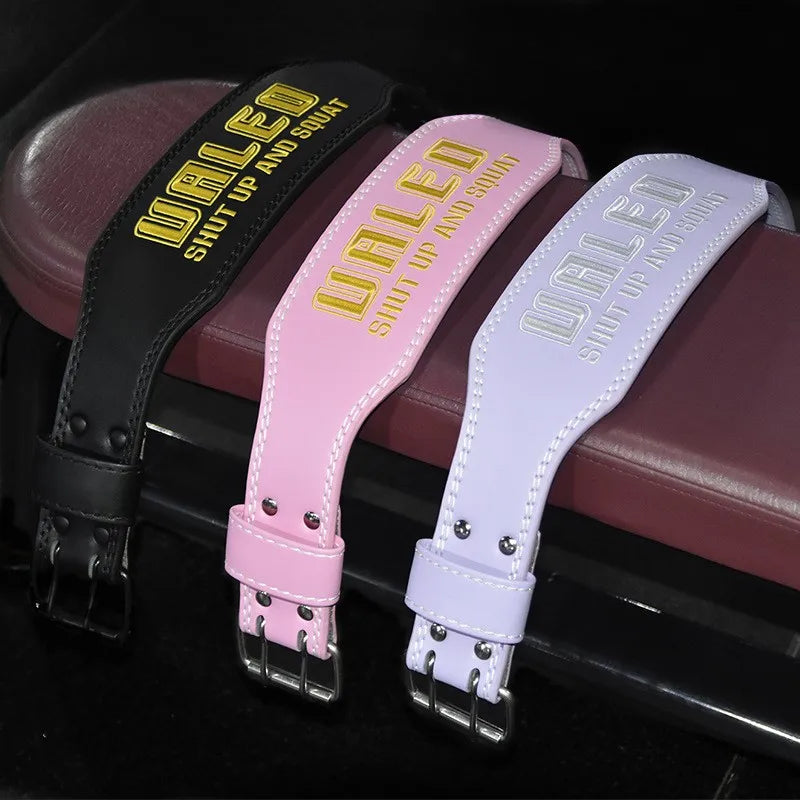 Weight Lifting Belt for Men Women Embroidery Gym Fitness Belt Colorful Powerlifting Belt for Deadlift Squat Back & Waist Support
