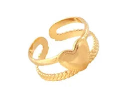 High End Waterproof Hollow Stainless Steel Finger Ring Trendy for Women Personalize Jewelry Wholesale