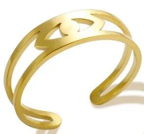 High End Waterproof Hollow Stainless Steel Finger Ring Trendy for Women Personalize Jewelry Wholesale
