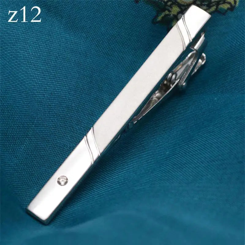 1pc Men's Short Tie Clip Simple Style Pin Clasp Rose Gold Color Male Business Necktie Clip Classic Men Jewelry Accessories Hot