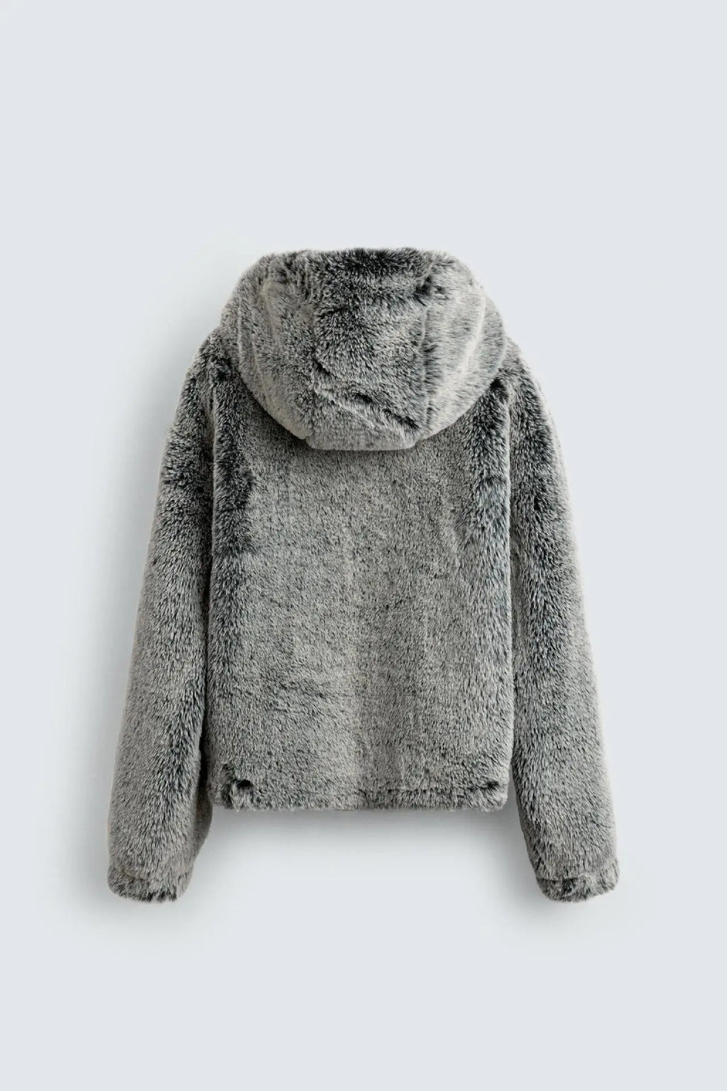 Men's Fashion Luxury Faux Fur Overcoat Winter Warm Hooded Windproof Fur Jacket Thick Thermal Parkas Outerwear For Male