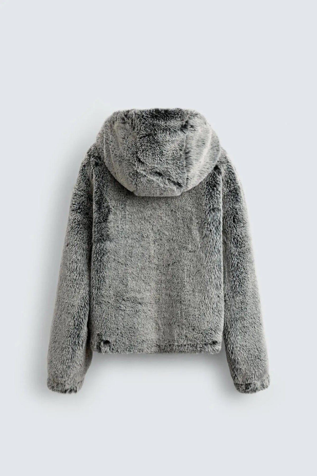Men's Fashion Luxury Faux Fur Overcoat Winter Warm Hooded Windproof Fur Jacket Thick Thermal Parkas Outerwear For Male
