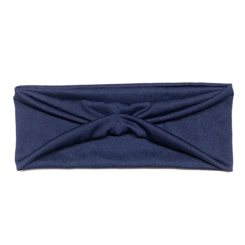 Men Women Sports Headband Sweatband Stretch Elastic Gym Fitness Running Yoga Headwrap Breathable Quick-dry Absorbent Hair Bands