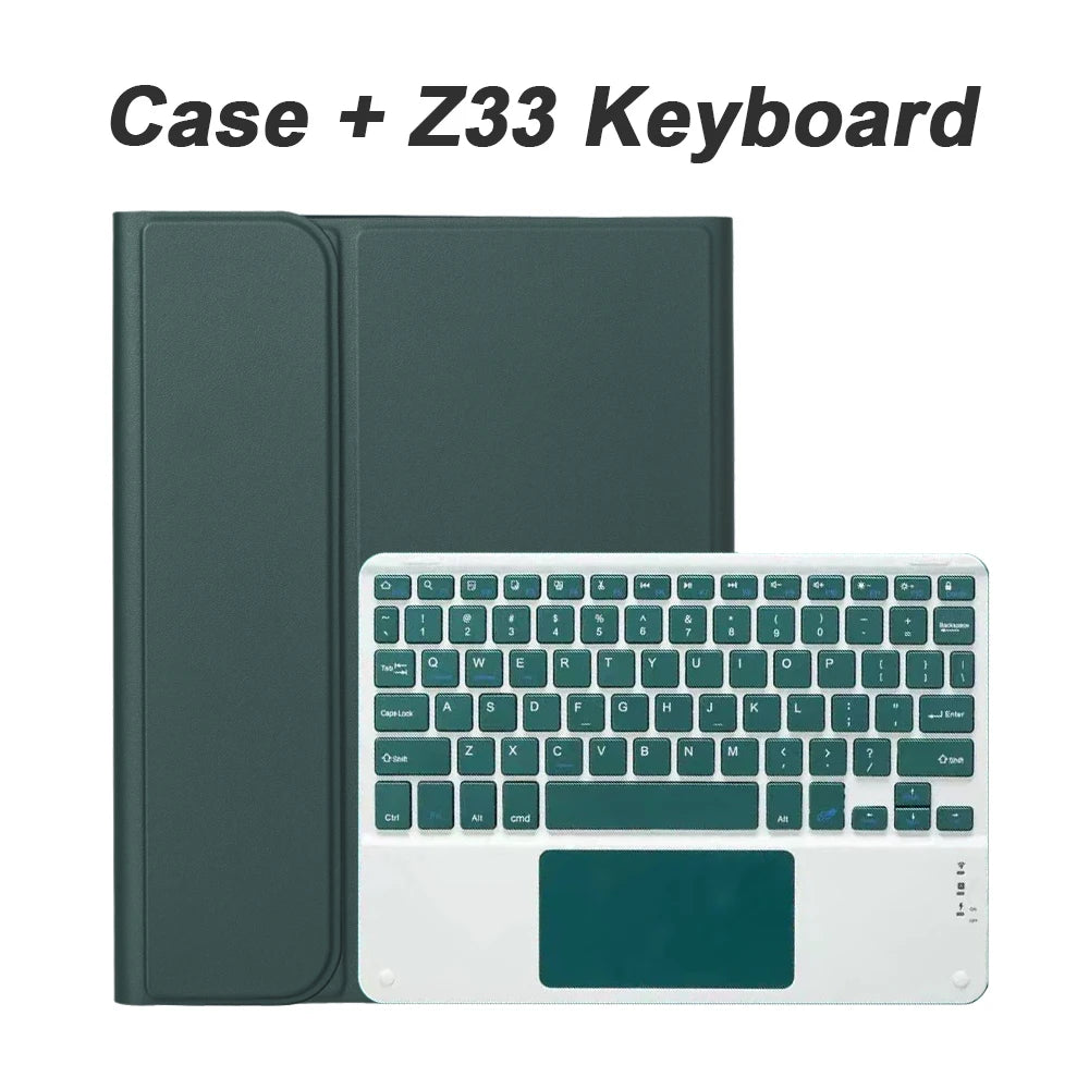 For Samsung Galaxy Tab A9 Plus 11 inch Case, Keyboard Case for Samsung Galaxy Tab A9+ 11 inch SM-X210/X216/X218