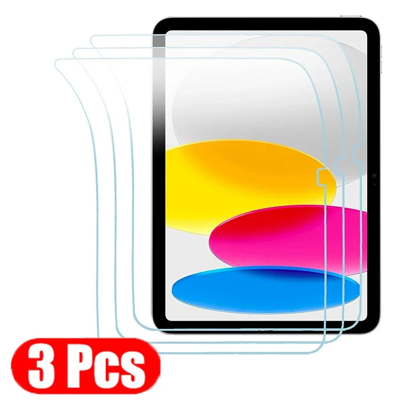 3Pcs Soft PET Screen Protector For iPad Air 5 4 3 2 1 Mini 6 5 For iPad 10.9 10th 9th 8th 7th 6th 5th Generation Protective Film