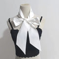 Ins style decorative fake collar strap bow temperament versatile bow tie adjustable trendy and fashionable