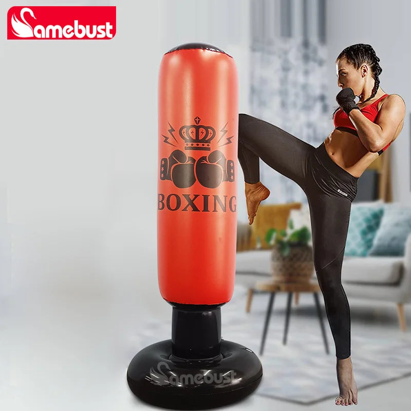 Camebust Inflatable Punching Bag, Bounce Back Bag for Boxing, Inflatable Boxing Equipment for Daily Relaxation