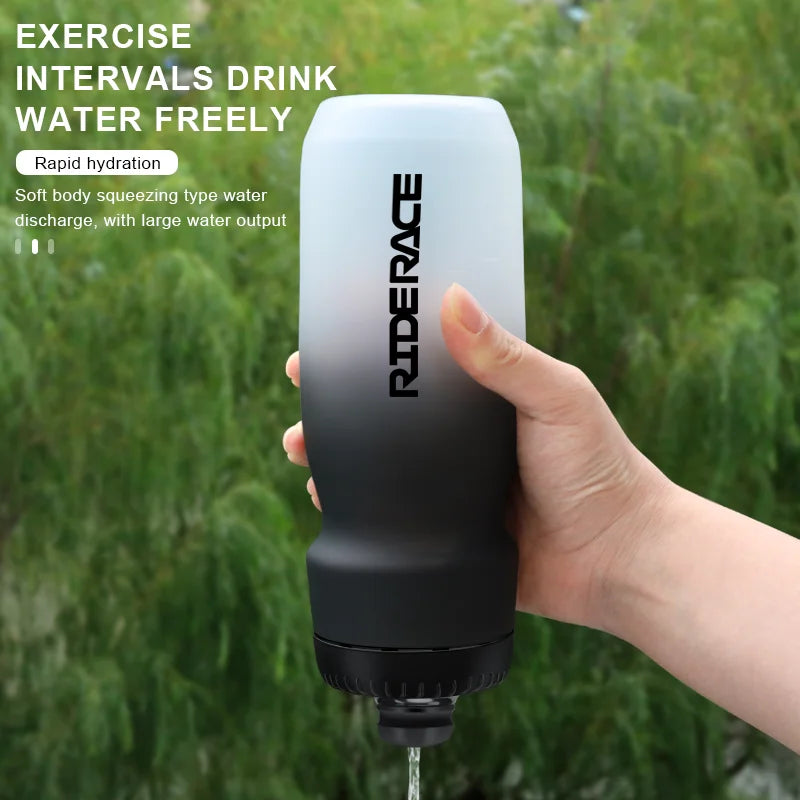 Cycling Water Bottle PP5 Taste-Free Lightweight Outdoor Sports Squeeze Kettle Bicycle Water Bottle Portable Bike Drink Cup