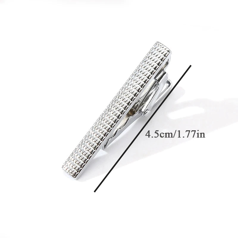 Tie Pin For Men Classic Tie Clips Copper Tie Bar Tie Collar Pin Business Corbata Necktie Clip Jewelry Gift Wedding Accessories