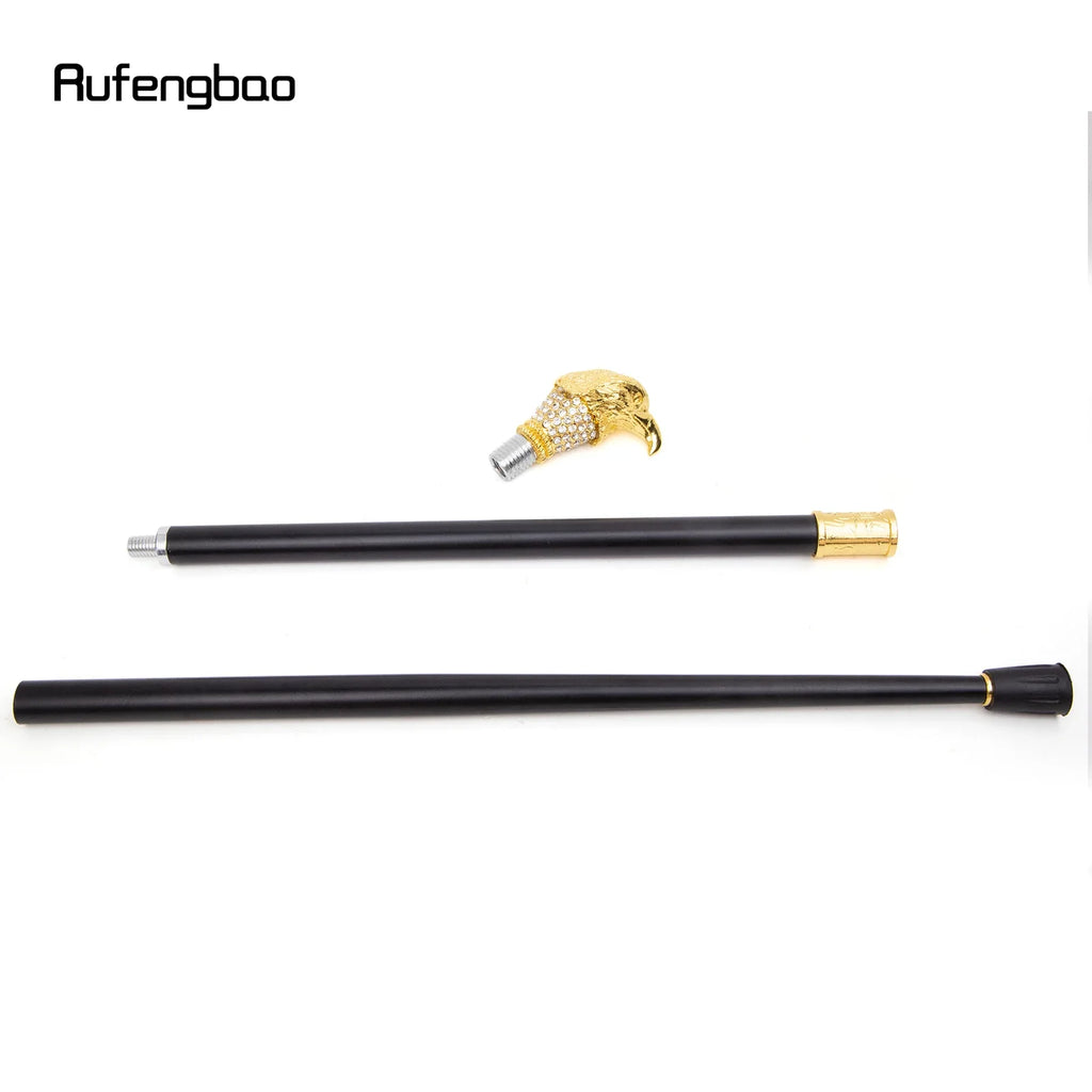 Golden White Eagle Head Decorative Stick  Parties Decorative Cane For Halloween For Cosplay And Parties, For Cosplay & Party
