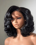 Egg Curly Bob Human Hair Wig Super High Density Wig HD Transparent 4x4 Lace Closure Wig Brazilian Wigs For Black Women Wigs BPHW