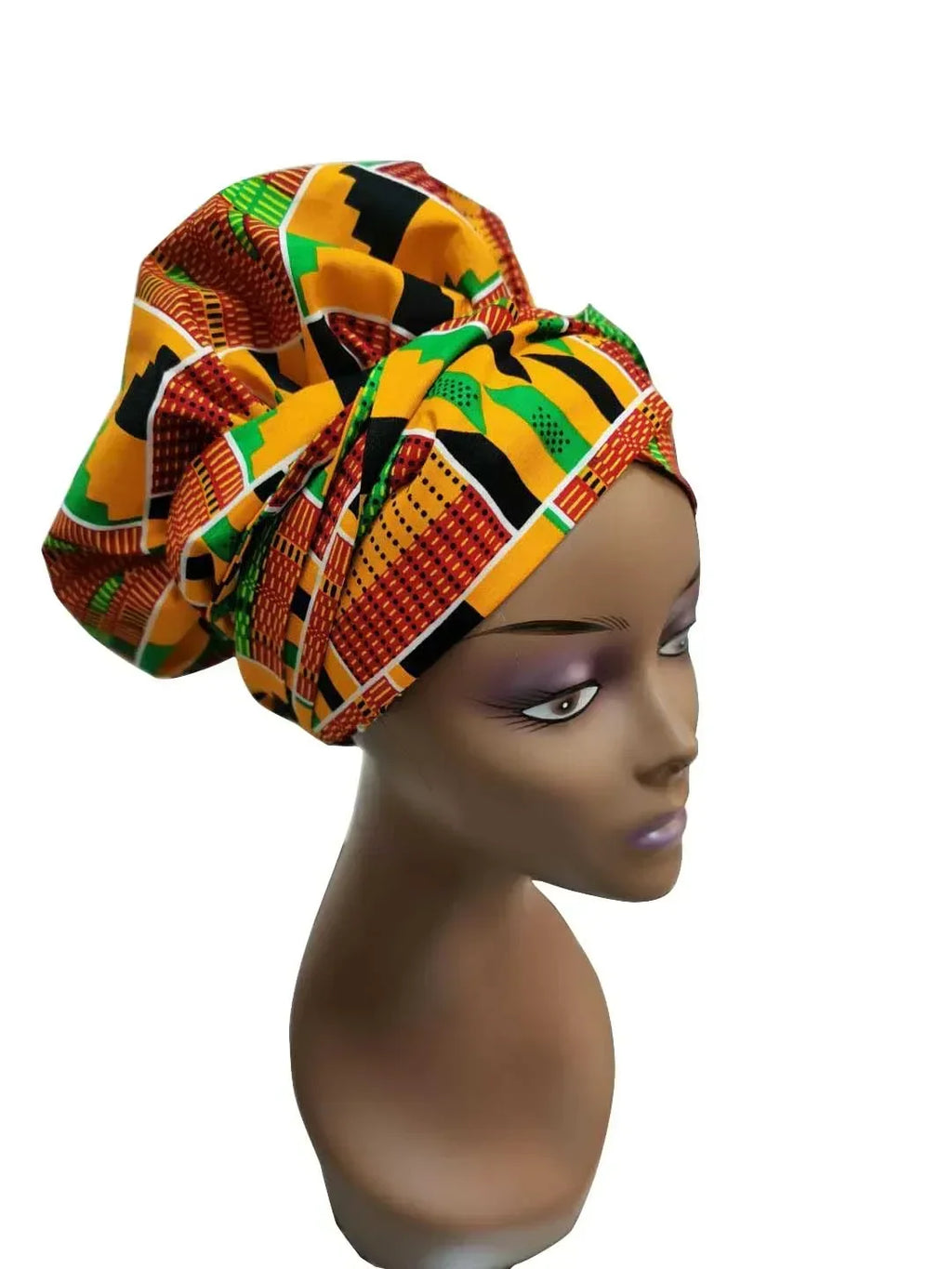 African Headwrap In Women's Hair Accessories Scarf Wrapped Head Turban Ladies Hair Accessories Scarf Hat Headwrap Nigeria WYB612
