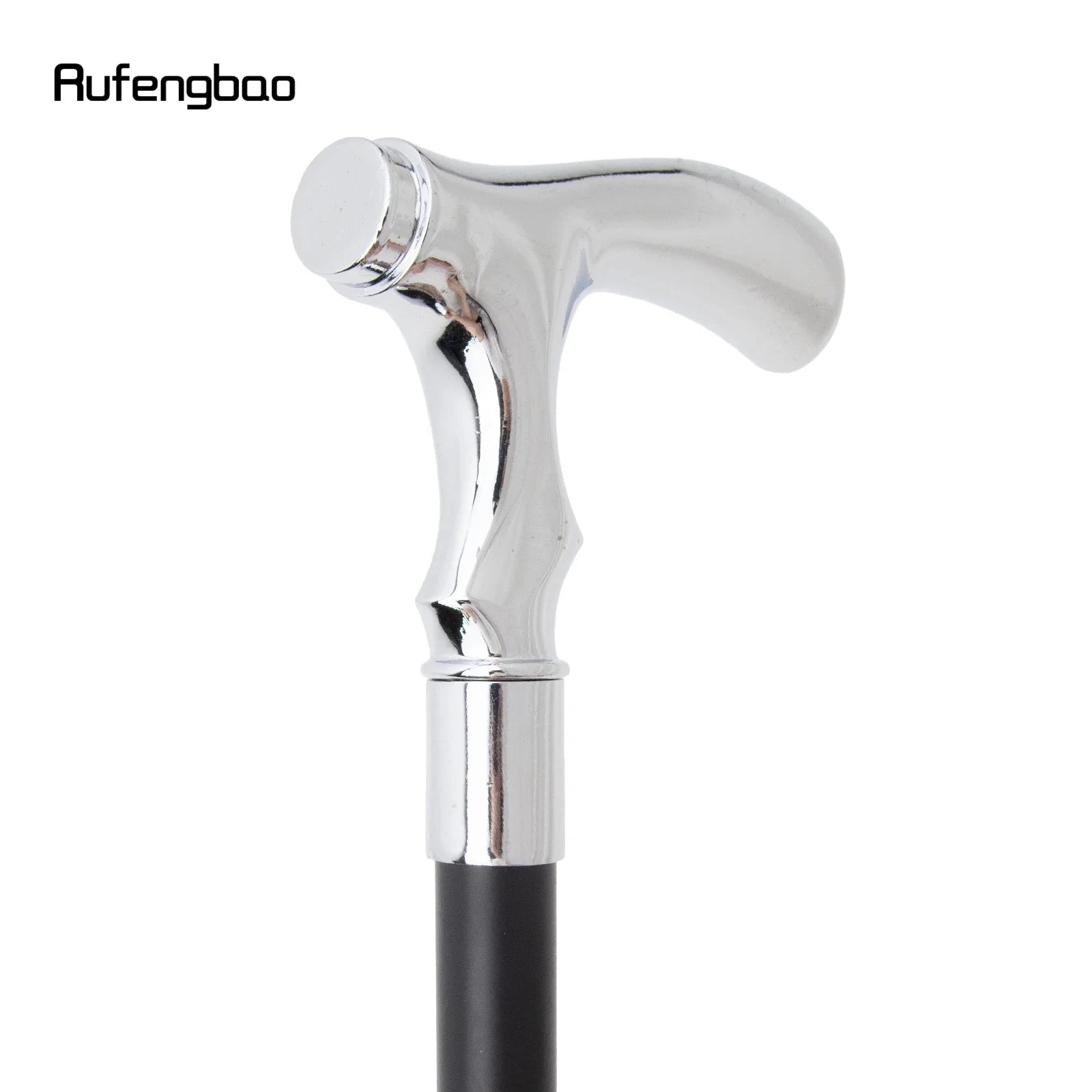 White T Shape Fashion Gentleman Decorative Stick - 36" Vintage-Inspired Cane for Cosplay, Steampunk, and Costume Parties