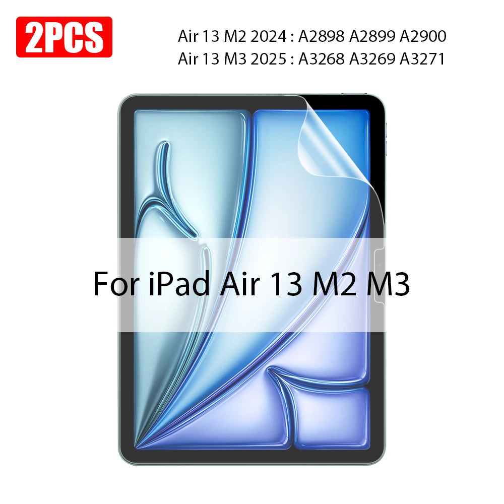 2PCS Paper Feel Film For Ipad 10 10th Pro 13 M4 M5 12.9 2025 Screen Protector Ipad Air 11 5 4 M3 M2 A16 9th Generation Mini 6 7