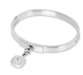 Beads Punk Gold Plated Thick Textured Open Bracelet Bangle for Women Men Trendy Stainless Steel Metal Bracelets