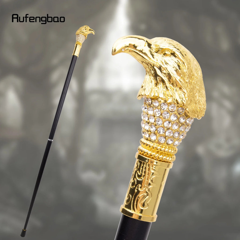 Golden White Eagle Head Decorative Stick  Parties Decorative Cane For Halloween For Cosplay And Parties, For Cosplay & Party