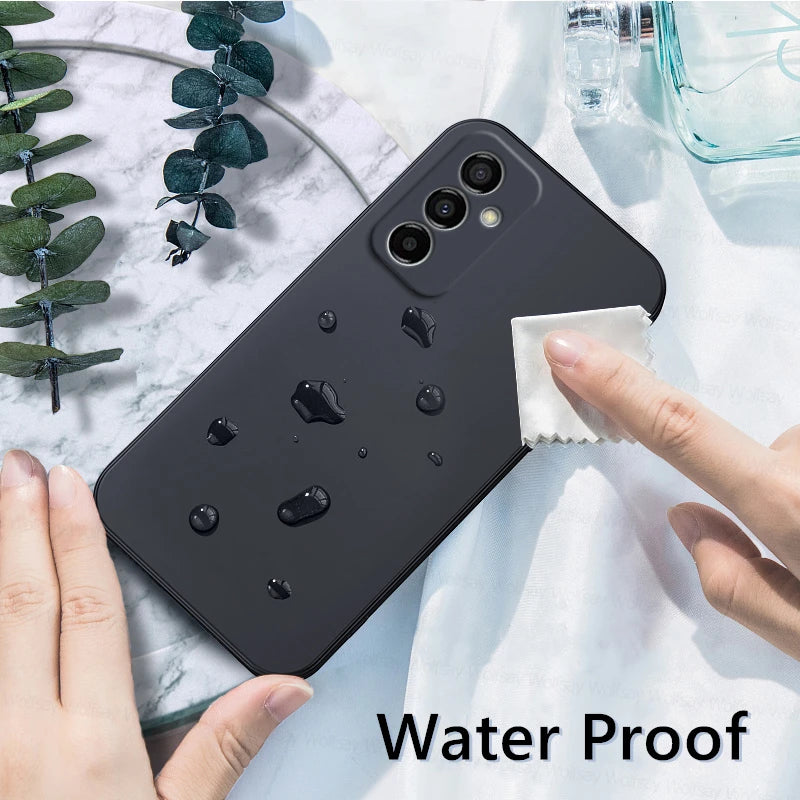 For Samsung Galaxy M13 4G Case Samsung Galaxy M13 M23 M33 M53 5G Cover Shockproof TPU Liquid Silicon Phone Case Samsung M13 4G