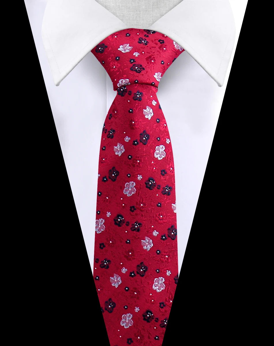 Men Tie Necktie For Men Business Wedding Party Luxury Paisley Necktie Fashion Floral Mens Neck Tie Accessories Wholesale Gravata