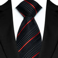 8CM Men's Ties Necktie For Man Wedding Business Party Stripes Striped Jacquard Woven Neck Tie Daily Wear Accessories Gift