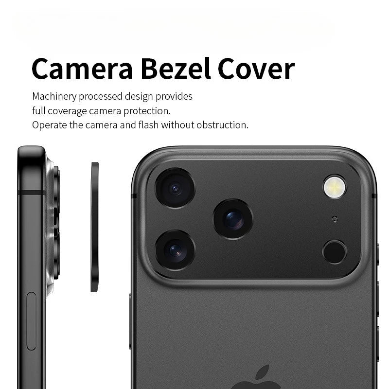 Aluminum Metal Rear Camera Lens Protectors for iPhone 17 Pro Max Air 17Pro 17Air 17ProMax Hollow Lens Cover Ring Film