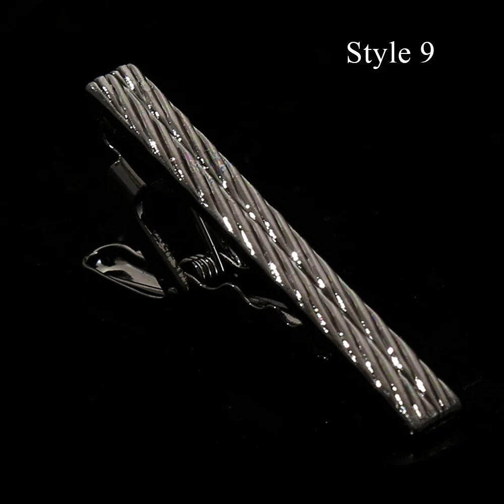 1pc Men's Short Tie Clip Simple Style Pin Clasp Rose Gold Color Male Business Necktie Clip Classic Men Jewelry Accessories Hot