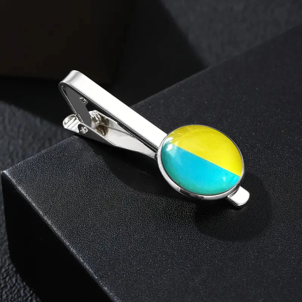Country Flag Tie Clip For Men Germany Wales USA Macedonia Canada Man Shirt Business Party Gift Jewelry Cuff Luxury Fashion