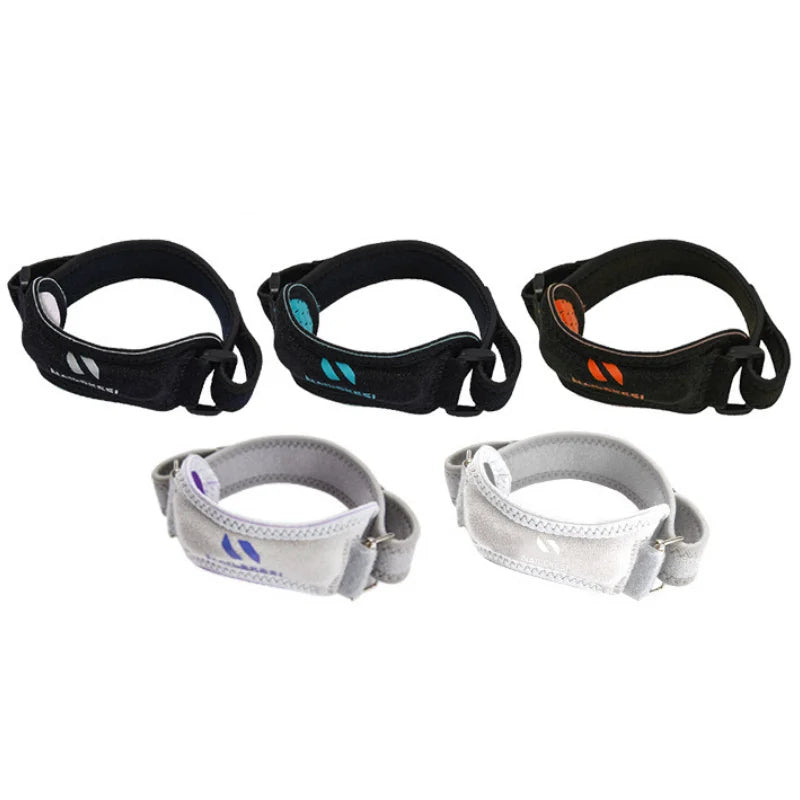 1/2PC Patella Knee Strap Support Stabilizer & Jumpers Knee Band Adjustable Patella Brace for Squat Jumper Tennis Hiking Soccer