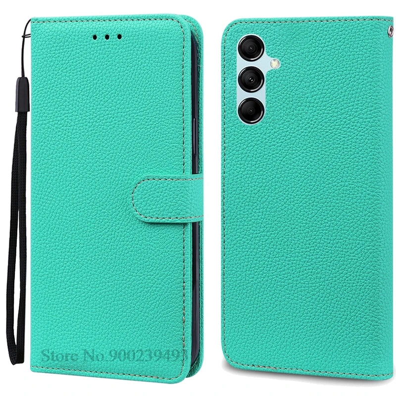 For Samsung Galaxy M55 Case Leather Wallet Flip Phone Case For Samsung M55 M156B Cover For Samsung Galaxy M55 5G Case Fundas