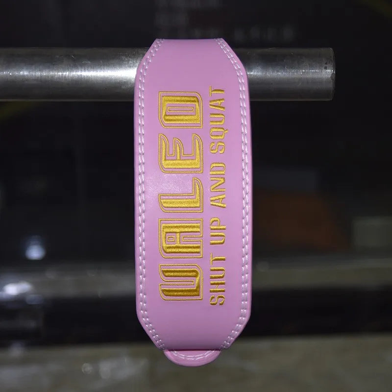 Weight Lifting Belt for Men Women Embroidery Gym Fitness Belt Colorful Powerlifting Belt for Deadlift Squat Back & Waist Support