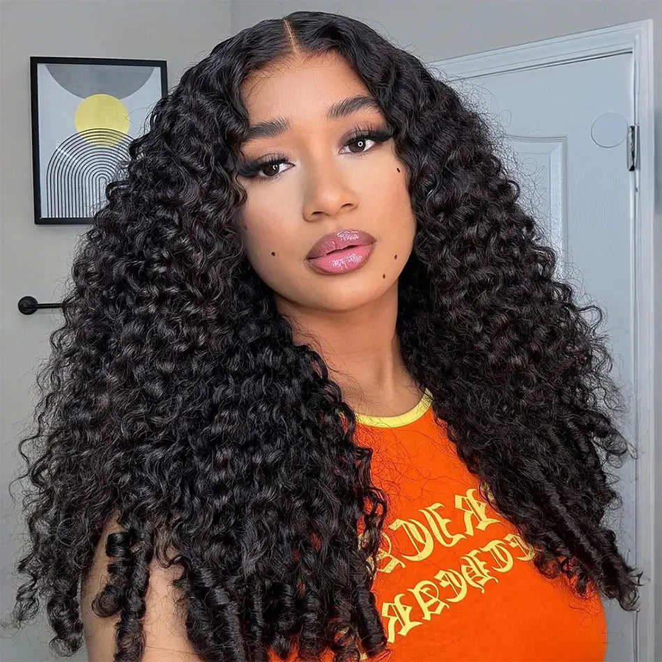 36 42 Inch Burmese Curly Hair Wig 13x6 HD Lace Front Human Hair Hair Wig 250% Density 13x4 Virgin Burmese Curly Human Hair Wig