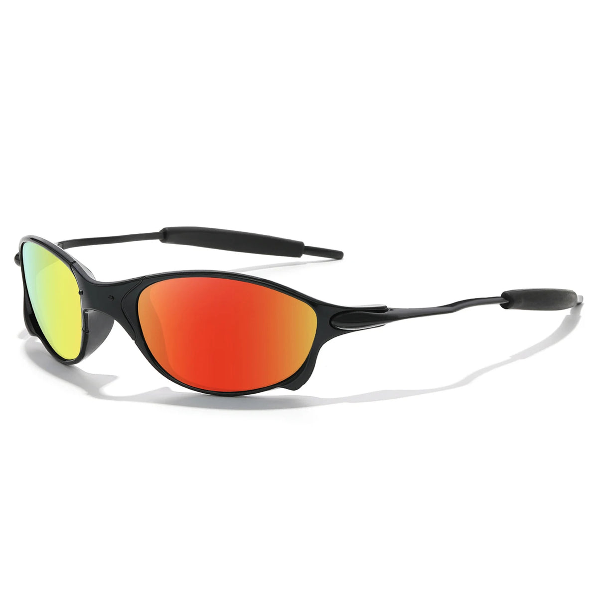 Men And Women Trendy Cycling Sunglasses Metal Shades With UV Protection for Outdoor Sports, Running, Hiking, Driving Travel