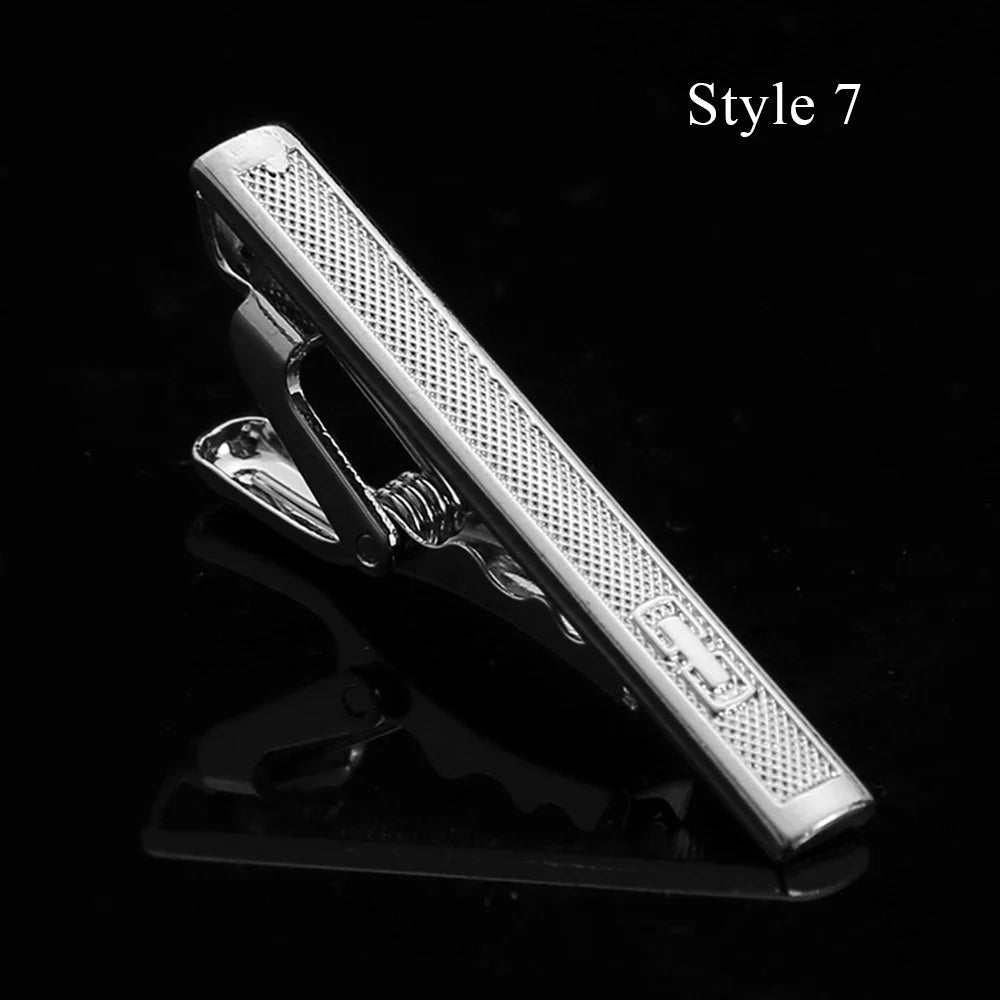 1pc Men's Short Tie Clip Simple Style Pin Clasp Rose Gold Color Male Business Necktie Clip Classic Men Jewelry Accessories Hot