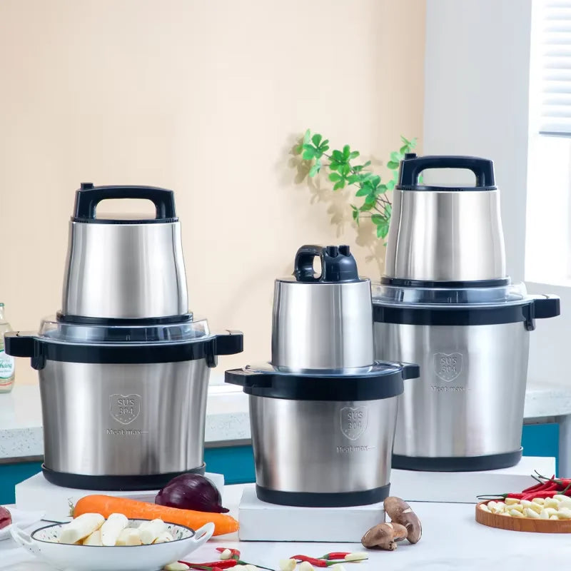 Household Yam Pound 6L 8L 12L 15L Cassava Fufu Mashing Machine Multifunctional Electric Meat Grinder