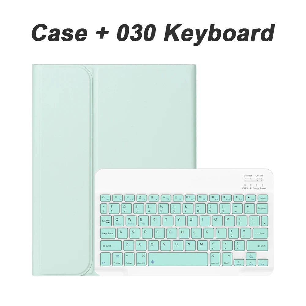 For Samsung Galaxy Tab A9 Plus 11 inch Case, Keyboard Case for Samsung Galaxy Tab A9+ 11 inch SM-X210/X216/X218