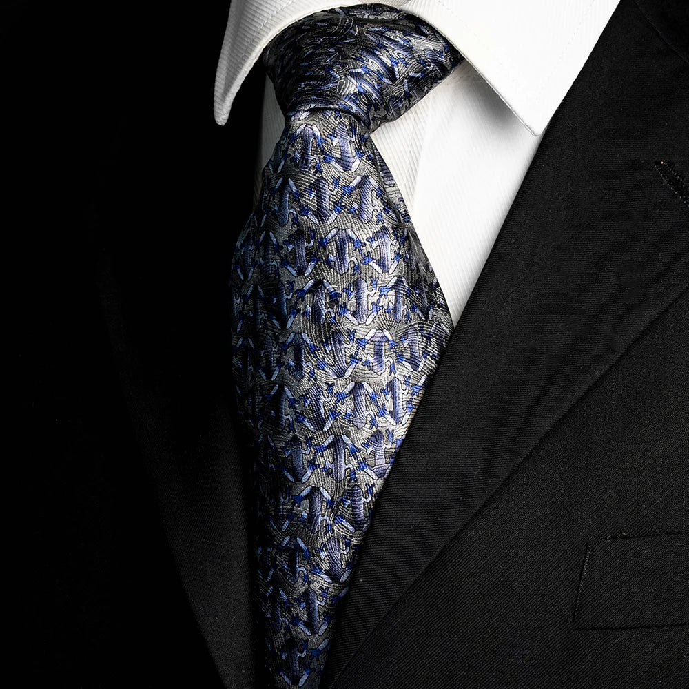 10cm Wide 100% Silk Tie For Men Printed Cartoon animals Handmade Necktie Business Formal Wedding Daily Wear Suit Men's Tie