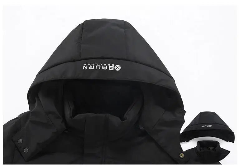 New Winter Men Hooded Casual Short Puffer Jackets Man White Duck Down Coats Quality Male Outdoor Windproof Thicker Warm Parkas 5