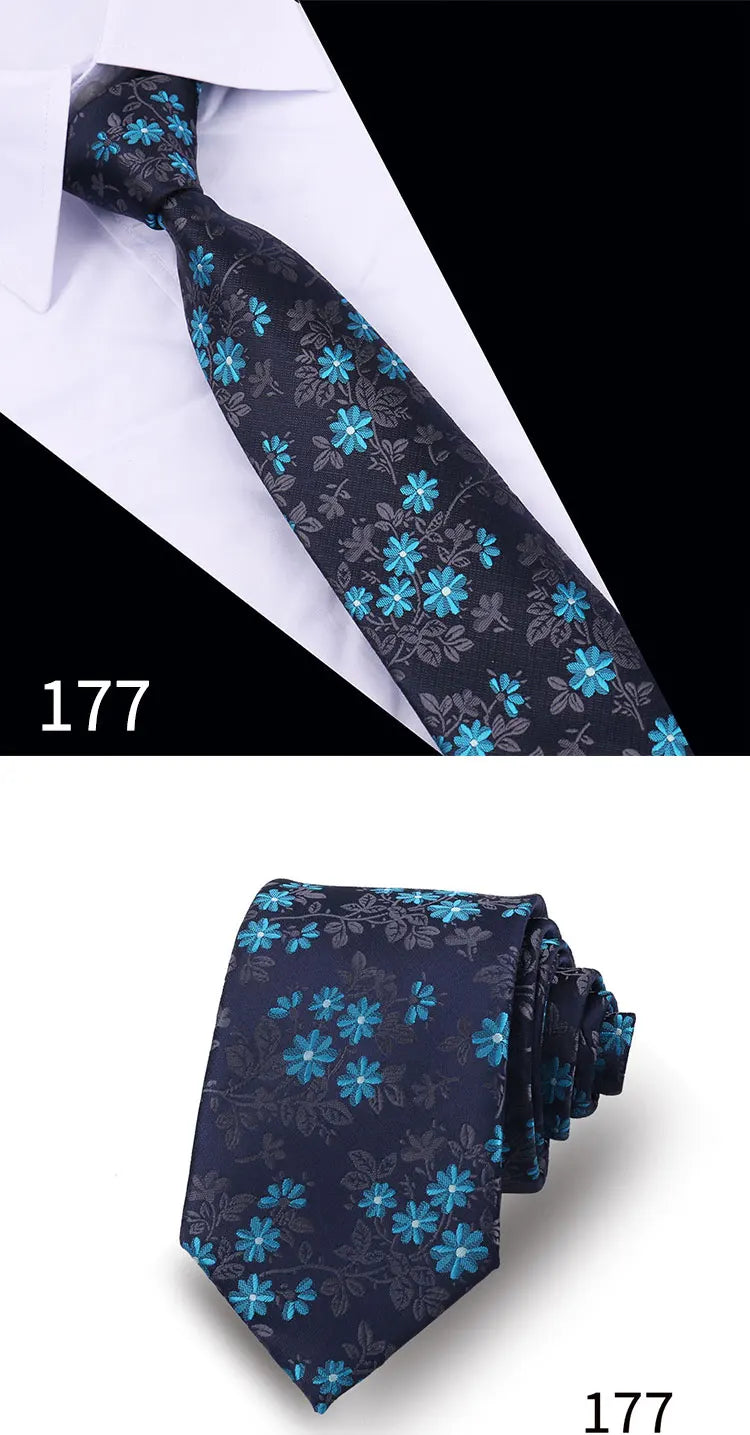 Men Tie Necktie For Men Business Wedding Party Luxury Paisley Necktie Fashion Floral Mens Neck Tie Accessories Wholesale Gravata