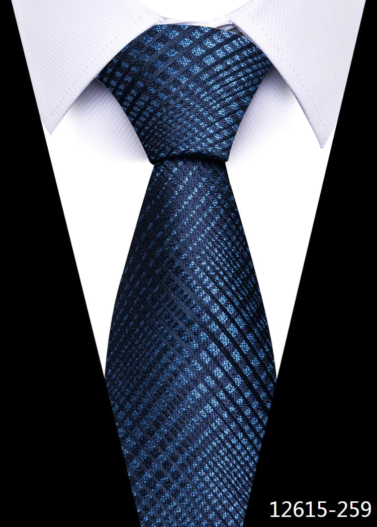 Tie For Men Newest Design Factory Sale Hot Sale 7.5 cm Necktie Yellow Plaid Shirt Accessories Man's Abraham Lincoln's Birthday